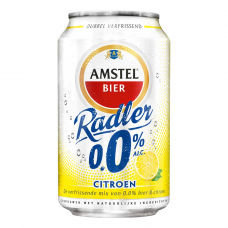 Amstel Radler 0.0 Blikjes Alcoholvrij Bier 33cl Tray 24 |Stuks
