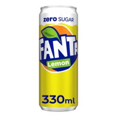 Fanta Lemon ZERO Blikjes 33cl Tray 24 Stuks Suikervrij (NL)