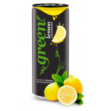 Green Lemon Blikjes 33cl Tray 24 Stuks (0% Suiker)