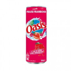 Oasis Fraise Framboise Blikjes 33cl Tray 4x6 Stuks