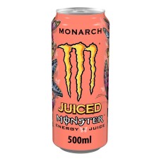 Monster Juice Monarch Energy Drink Blikjes 50cl Tray 12 stuks