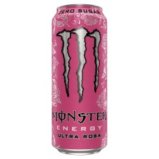 Monster Ultra Rosa 50cl Energy Blikjes Tray 12 Stuks