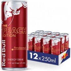 Red Bull The Peach Edition Blikjes 25cl Tray 12 Stuks