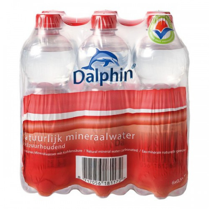 balkon Grap Vakantie Dalphin Water Rood Plastic Flesjes 50cl PRIJS 5,70 | Kopen, Bestellen |  Aanbieding Kleine Water Flesjes Goedkoopblikjes.nl