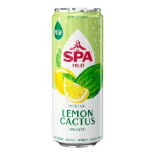 Spa Lemon Cactus Blikjes 25cl Tray 24 Stuks