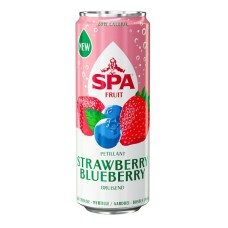 Spa Strawberry Blueberry blikjes 25cl Tray