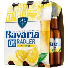 Bavaria Radler lemon 0.0% Alcoholvrij Bier Flesjes, Krat 3x4x30cl
