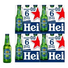 Heineken 0.0 Alcoholvrij Bier 25cl Flesjes Doos 24 Stuks (wegwerp flesjes)