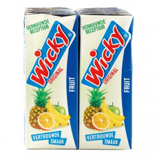 Wicky Drink Fruit 20cl Tray 30 Pakjes