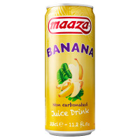 Maaza Banana Blikjes 33cl Tray 24 Stuks