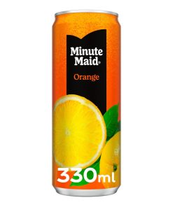 Minute Maid Orange 33cl – tray met 24 blikjes sinaasappeldrank zonder prik