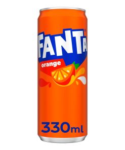 Fanta Orange Blikjes 33cl Tray 24 Stuks