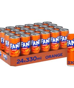Fanta Orange Blikjes Tray 24 Stuks