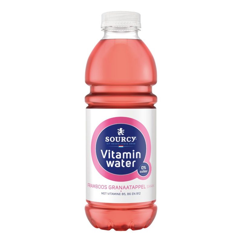 Sourcy Vitamin Water Framboos Granaatappel 50cl Pet