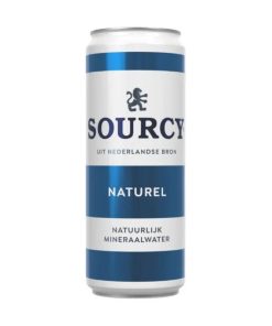Sourcy Blauw Bronwater Blikjes 33cl Tray 24 Stuks