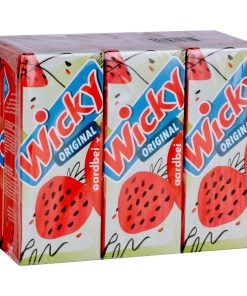 Wicky aardbei 20cl pakje