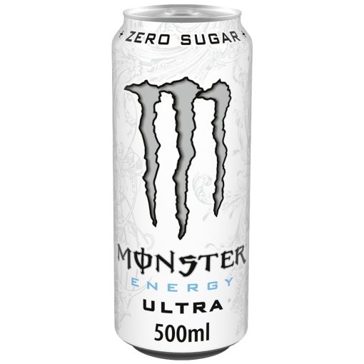 Monster Zero Ultra White Energy Drink Blikjes Tray 12x50cl