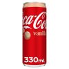 Coca-Cola Vanilla Blikjes 33cl Tray 24 Stuks – cola met zachte vanillesmaak, fris en bruisend