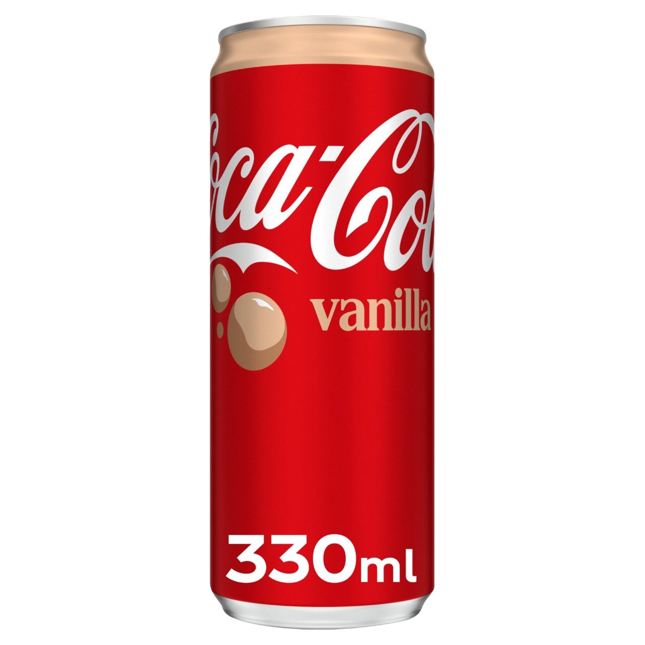 Coca-Cola Vanilla Blikjes 33cl Tray 24 Stuks – cola met zachte vanillesmaak, fris en bruisend
