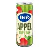 Tray met 24 blikjes Hero Appelsap van 25cl – natuurlijk appelsap zonder toegevoegde suikers in herkenbare blauwe verpakking.