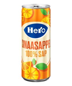 Hero Jus d Orange Blik Tray 24x25cl