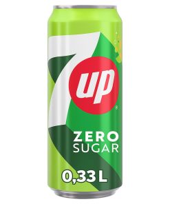 7up Zero Sugar Blikjes 33cl Tray 24 Stuks