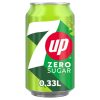 7up free sugar zero 33cl tray 24 blikjes suikervrije frisdrank citroen limoen
