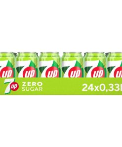7up free sugar zero 33cl tray 24 blikjes