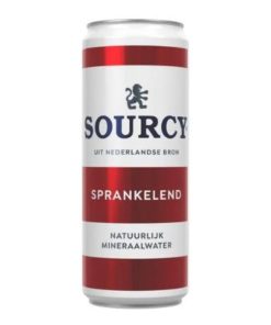 Sourcy Rood Water Blikjes 33cl 24 stuks