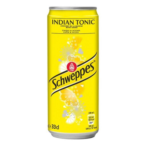 schweppes indian tonic 33cl tray 24 blikjes kopen klassieke tonic voor gin tonic