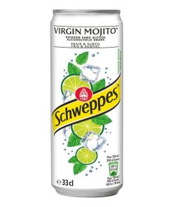 schweppes virgin mojito 33cl tray 24 blikjes alcoholvrije mojito frisdrank