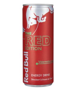 red bull watermelon 25cl tray 12 blikjes red edition energiedrank watermeloen