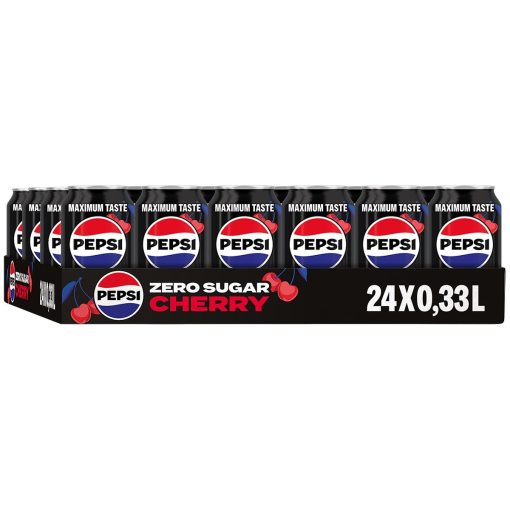pepsi-zero-cherry-blikjes-33cl-tray