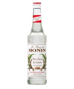 Monin Rietsuiker Siroop 70cl – 100% natuurlijke zoetmaker voor koffie, cocktails en desserts
