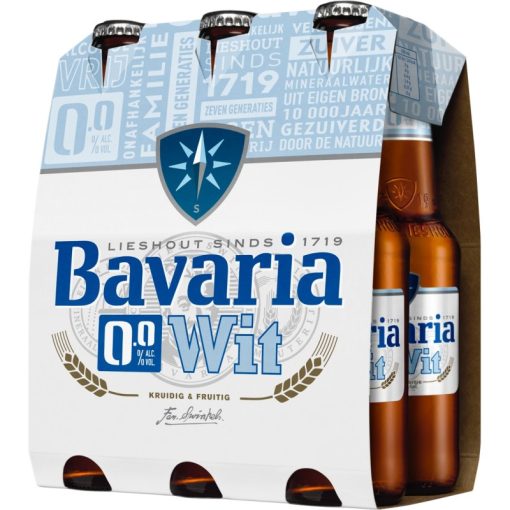 bavaria witbier 0.0 alcoholvrij bier krat 24 flesjes 30cl kopen
