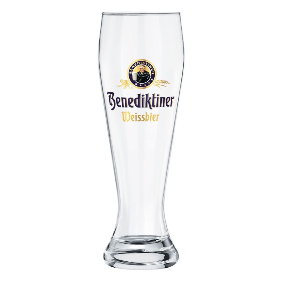 Benediktiner Weissbier bierglas 50cl doos 6 glazen