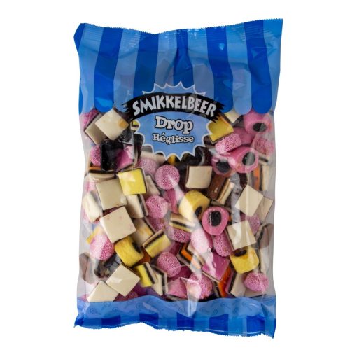 Smikkelbeer Engelse Drop – 1 kilo kleurrijke klassieke dropmix