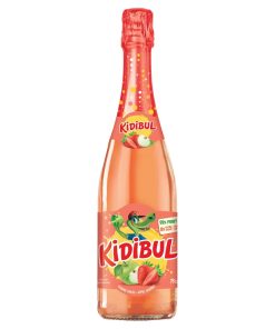 Kinderchampagne Appel Aardbei 75cl – alcoholvrije kinderbubbels Merk Kidibul.