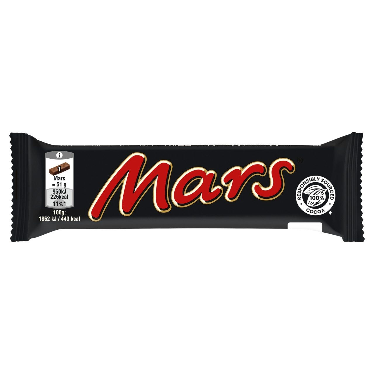 Mars Melk Chocolade Repen van 51 gram