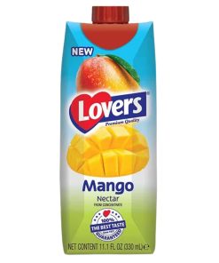 Lovers Juice Mango 33cl drinkpakje – tray 18 stuks