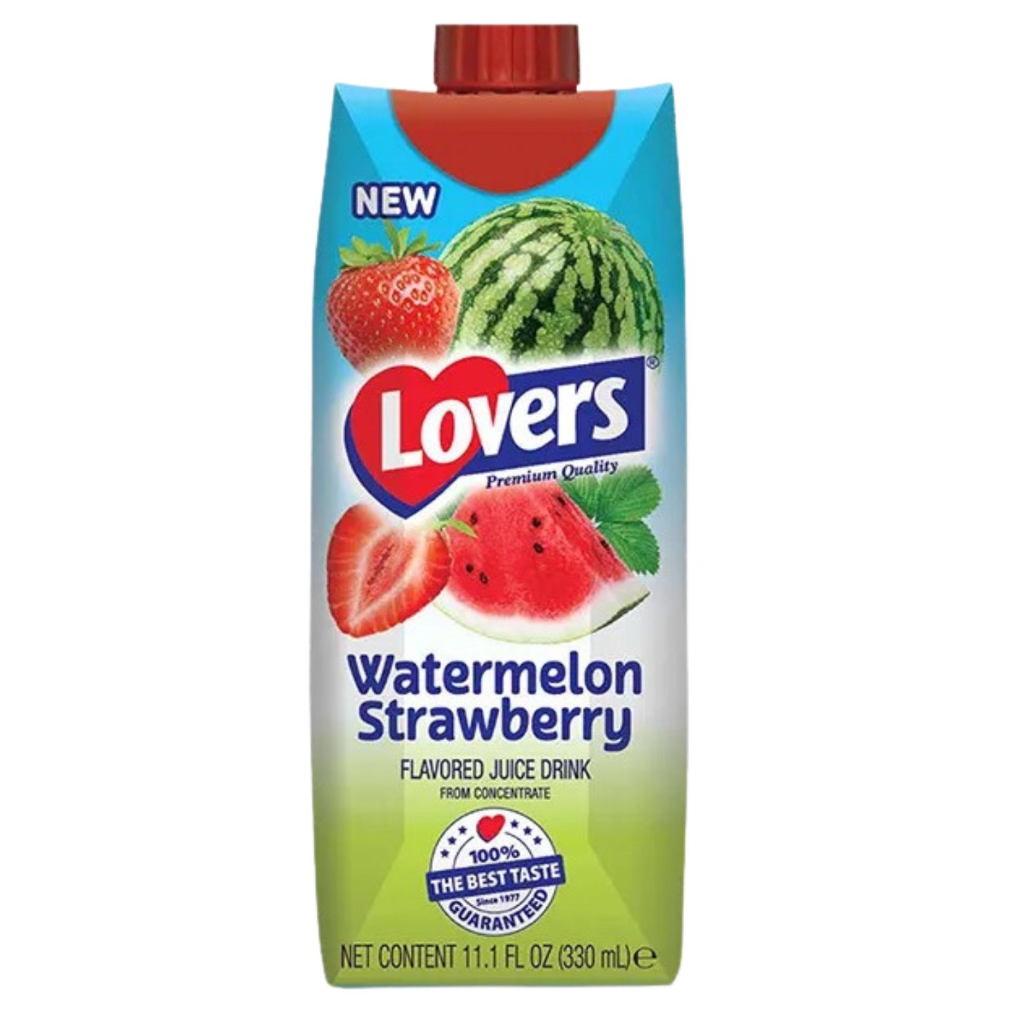 Lovers Juice Watermelon Strawberry 33cl – tray 18 drinkpakjes