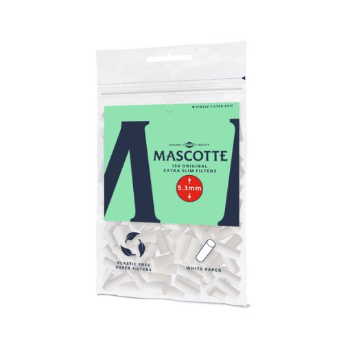 Mascotte extra slim paper filters 150stuks (5.3mm)