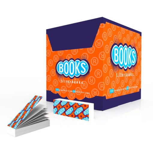 Books Filter Tips – doos met 100 boekjes à 50 filtertipjes