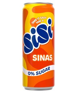 Sisi Sinas 0% suiker Blikjes 33cl Tray 24 Stuks
