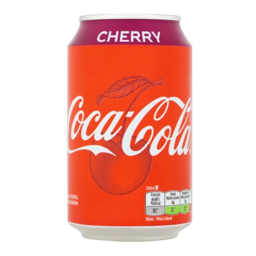 Coca Cola Cherry DK Blikjes 33cl Tray 24 – frisdrank met kersensmaak