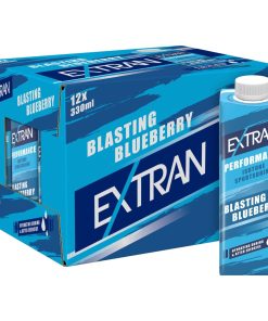 Extran Performance Blueberry 33cl – tray met 12 pakjes