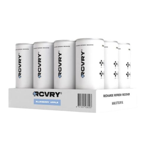 RCVRY Blueberry-Apple 25cl – tray met 12 elektrolytendrankjes