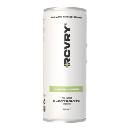 RCVRY Lemon-Ginger 25cl – tray met 12 elektrolytendrankjes zonder koolzuur