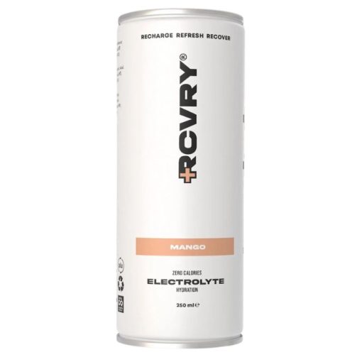 RCVRY Mango 25cl – tray met 12 suikervrije elektrolytendrankjes zonder prik