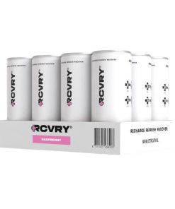 RCVRY Electrolyte Drink Raspberry Blikjes 25cl Tray 12 Stuks